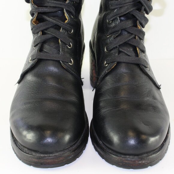 Frye Lace Up Ankle Leather Boots Womens (US 8) - Picture 6 of 10